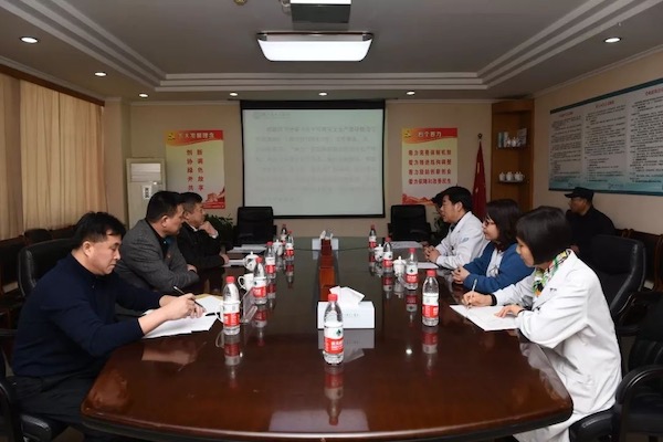 市政府副秘書長(zhǎng)畢錦威到我院檢查安全生產(chǎn)工作